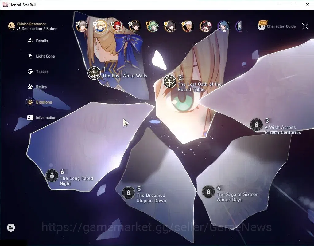 Honkai Star Rail Accounts Asia|TL 69|3K SJ + 13 SRSP|7 Limited|[Saber E2,Arc image 5