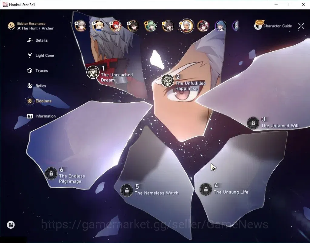Honkai Star Rail Accounts Asia|TL 69|3K SJ + 13 SRSP|7 Limited|[Saber E2,Arc image 6