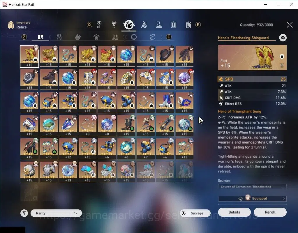 Honkai Star Rail Accounts Asia|TL 69|3K SJ + 13 SRSP|7 Limited|[Saber E2,Arc image 9