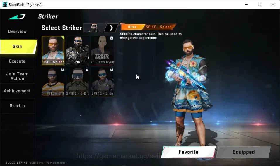 Blood Strike Accounts ASIA|ETERNAL DEagle|12 ULTRA[ETHAN,SPIKE,Spear,Gal image 6