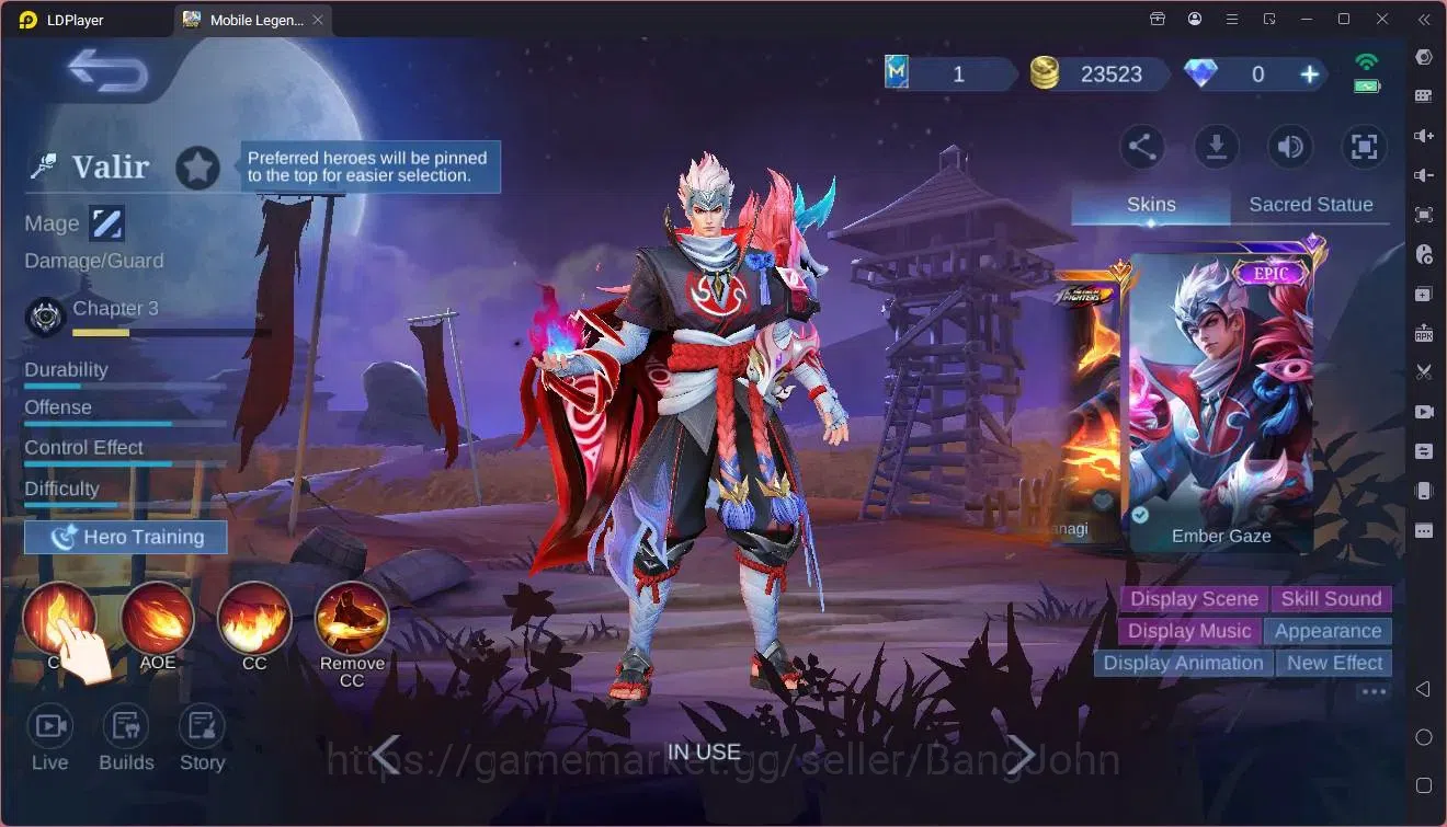 Mobile Legends: Bang Bang Accounts Global|Hero 80|Skin 133|Expert|CC Natalia|Lightbor image 1