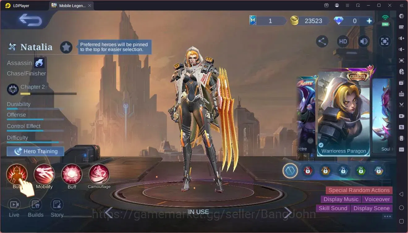 Mobile Legends: Bang Bang Accounts Global|Hero 80|Skin 133|Expert|CC Natalia|Lightbor image 8
