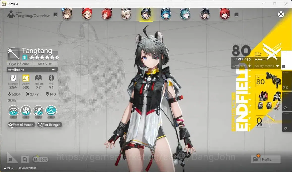 Arknights: Endfield Accounts Asia |Lv 60|5 Limit+3 Sign|Limit(Z.Fangyi Sign,Lae image 15