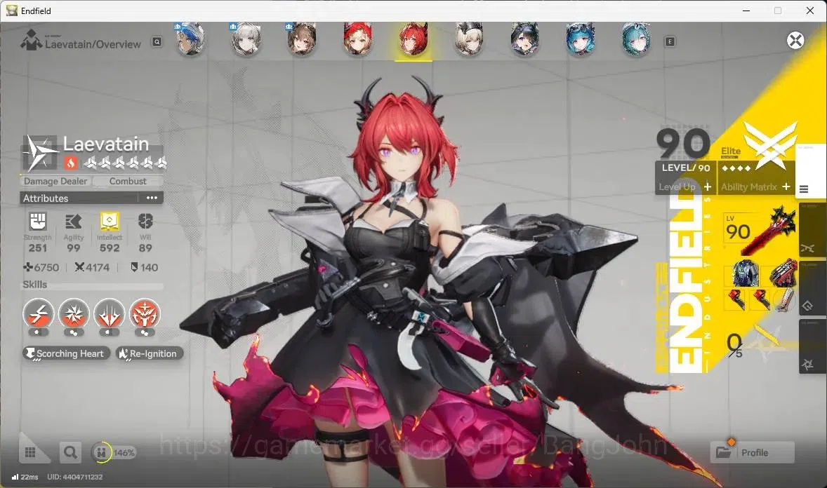 Arknights: Endfield Accounts Asia |Lv 60|5 Limit+3 Sign|Limit(Z.Fangyi Sign,Lae image 16