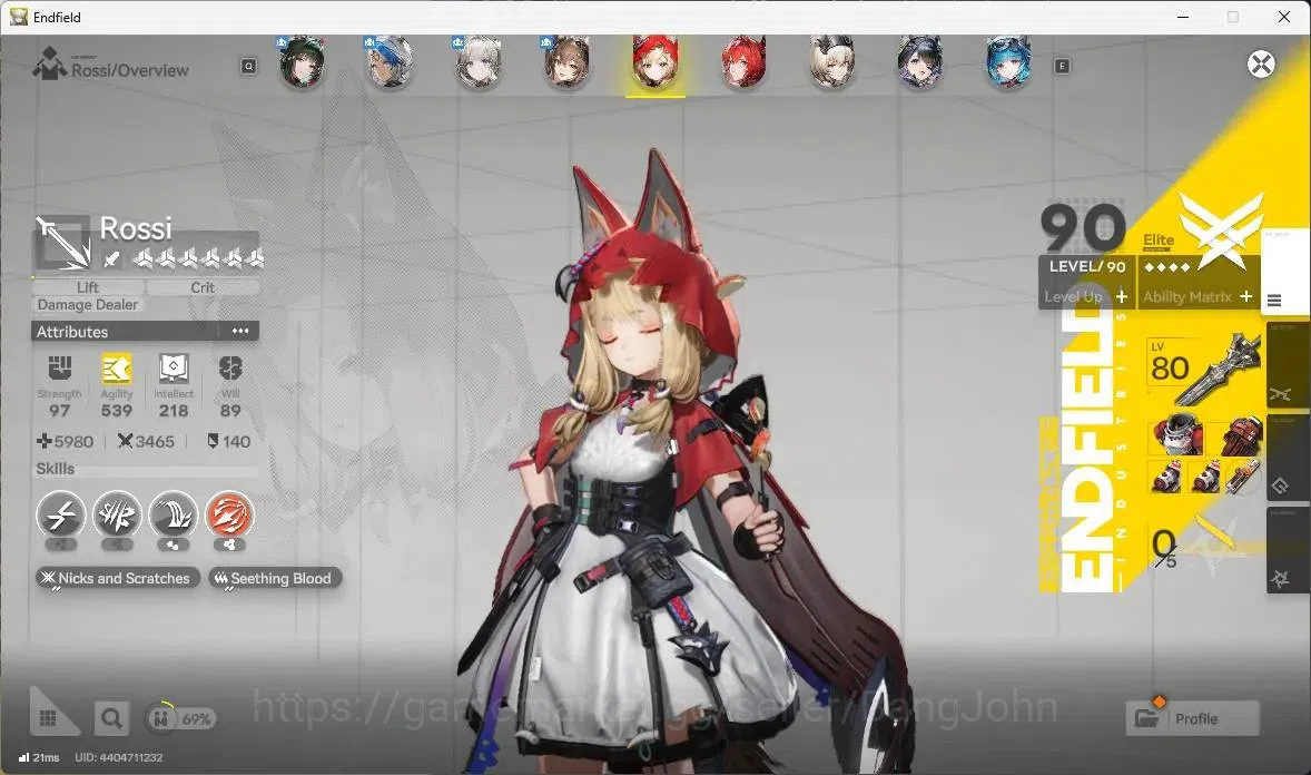 Arknights: Endfield Accounts Asia |Lv 60|5 Limit+3 Sign|Limit(Z.Fangyi Sign,Lae image 17