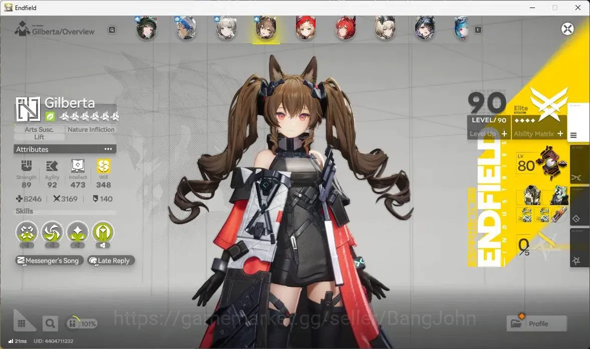 Arknights: Endfield Accounts Asia |Lv 60|5 Limit+3 Sign|Limit(Z.Fangyi Sign,Lae image 18