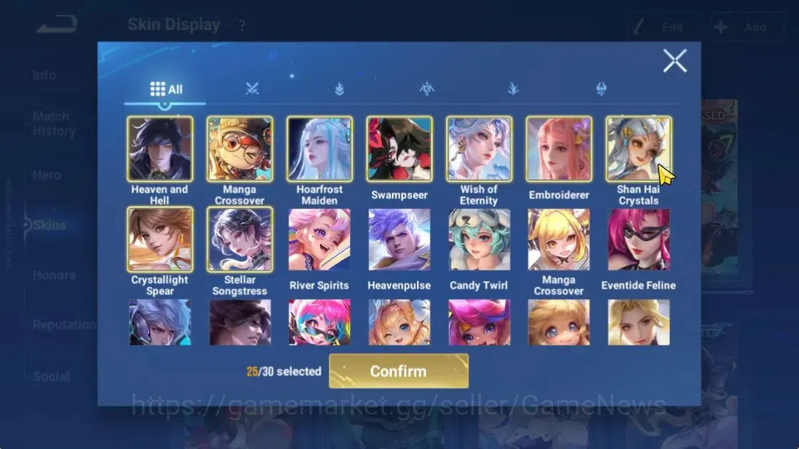 Honor of Kings Accounts Hero112 Skin249|Mythic(DiaoChan),Flawless(LadyZen) image 16