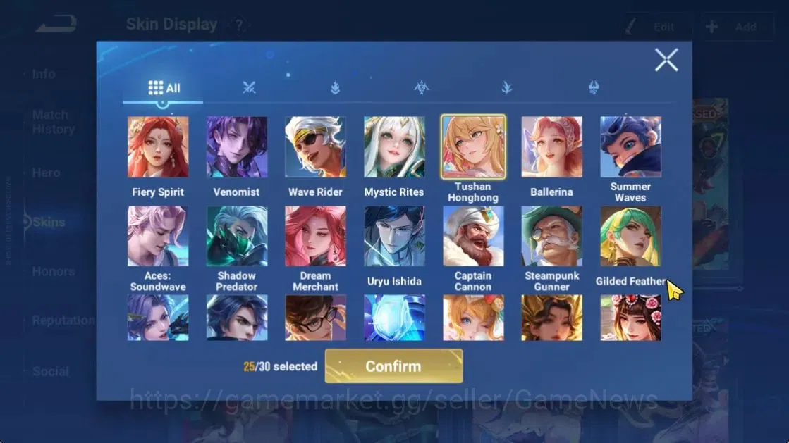 Honor of Kings Accounts Hero112 Skin249|Mythic(DiaoChan),Flawless(LadyZen) image 18