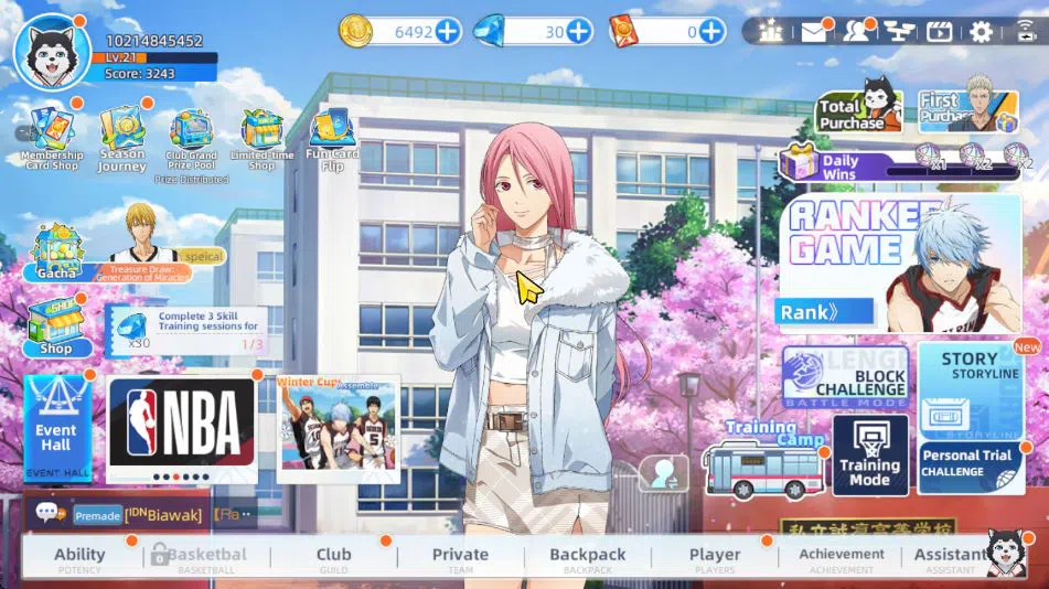 Kuroko's Basketball Street Rivals Accounts SEA SV 40|Lv21|Zone AtshushiAWK2,Taiga Kagami,Tetsuya 2