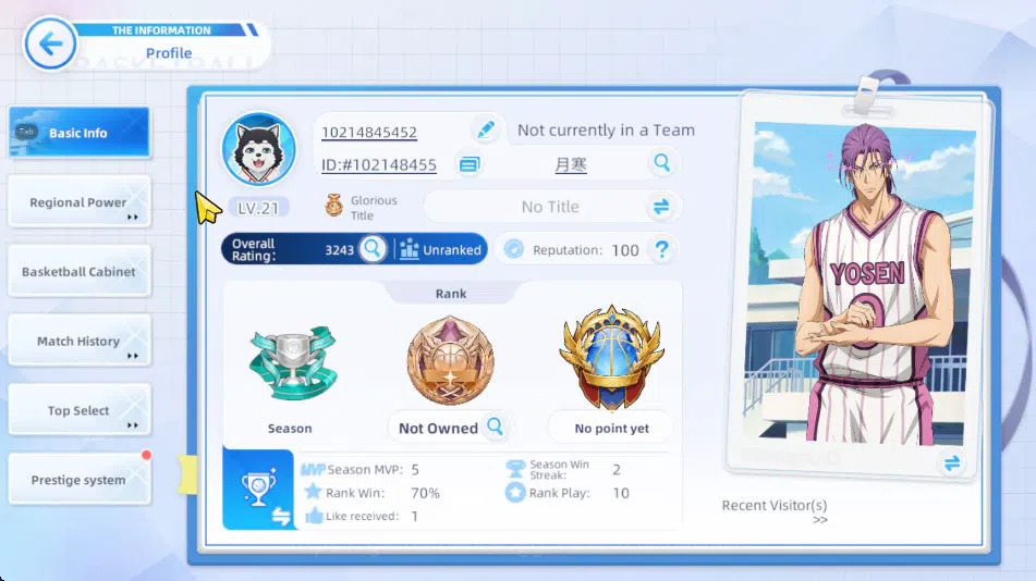 Kuroko's Basketball Street Rivals Accounts SEA SV 40|Lv21|Zone AtshushiAWK2,Taiga Kagami,Tetsuya 3