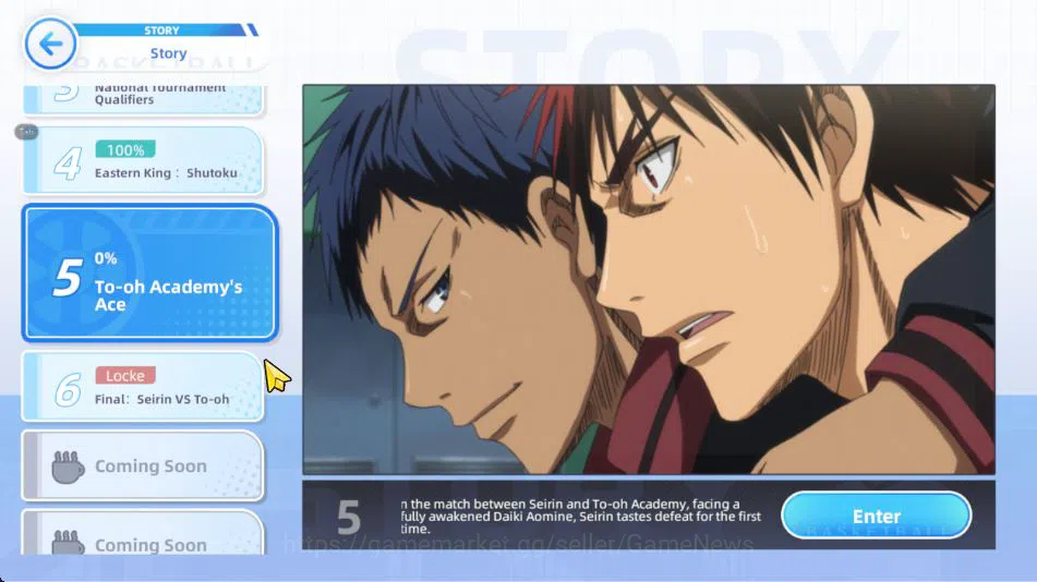 Kuroko's Basketball Street Rivals Accounts SEA SV 40|Lv21|Zone AtshushiAWK2,Taiga Kagami,Tetsuya 6