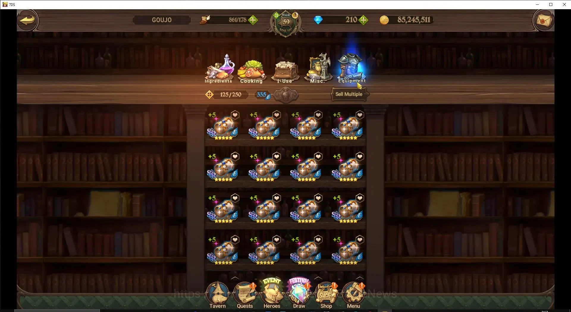 The Seven Deadly Sins: Grand Cross Accounts GLOBAL|3,5M CC|210 DM+40 LS|5 LR 9 UR|NMeli,Brunhi image 19