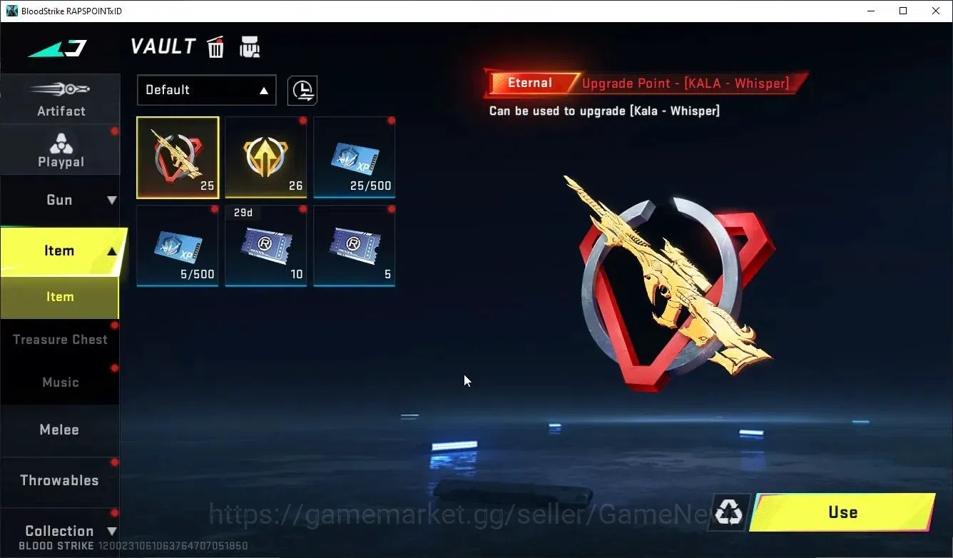Blood Strike Accounts ASIA|Eternal Kala-Whisper Lv2 + 2 legendary MP155, image 10