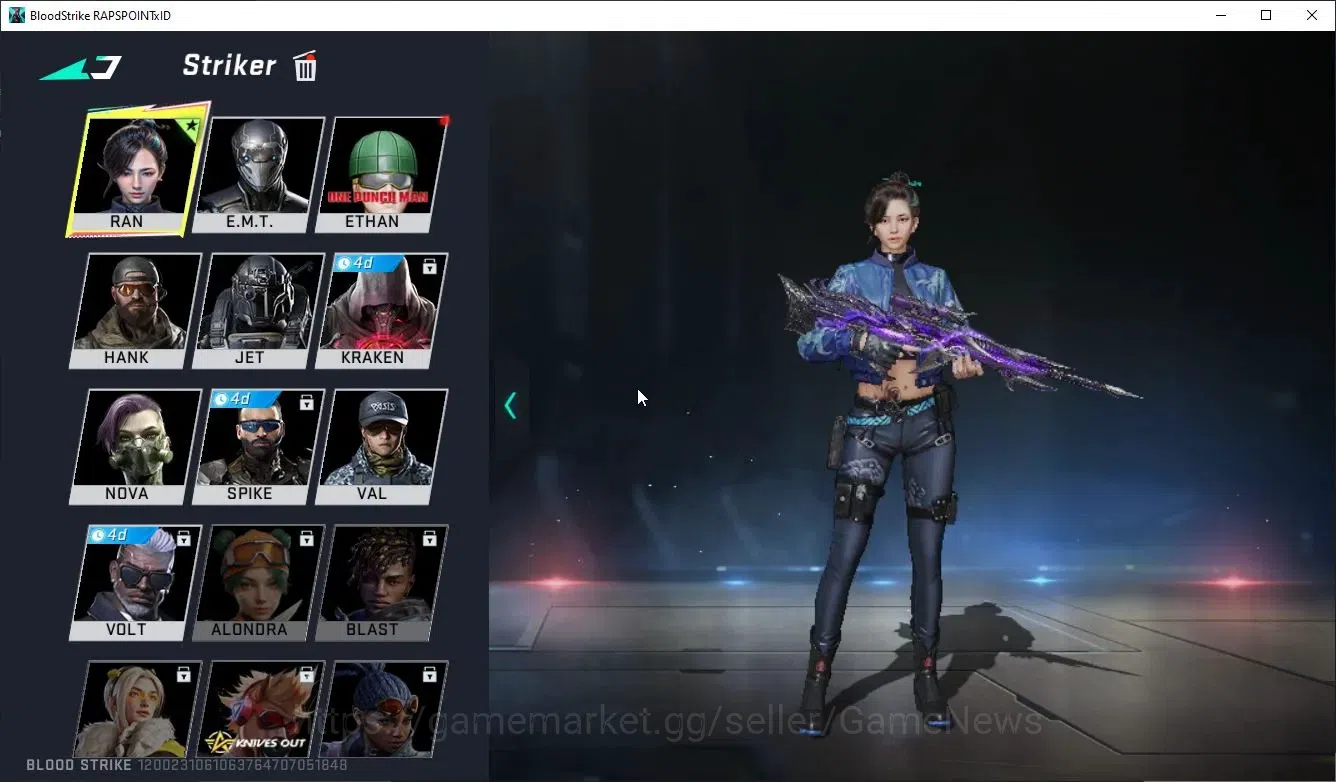 Blood Strike Accounts ASIA|Eternal Kala-Whisper Lv2 + 2 legendary MP155, image 3