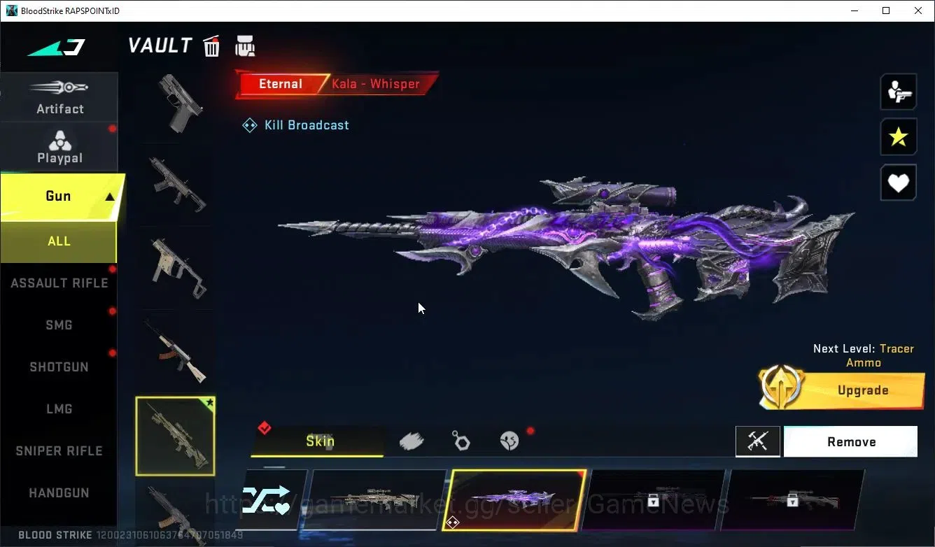 Blood Strike Accounts ASIA|Eternal Kala-Whisper Lv2 + 2 legendary MP155, image 4