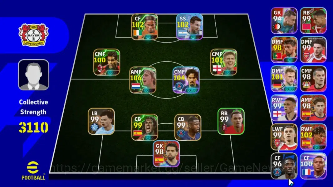 eFootball Accounts Android|Epic Johan Cruyff,Didier Drogba,Steven Ger image 1