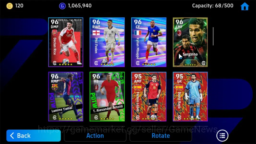 eFootball Accounts Android|Epic Johan Cruyff,Didier Drogba,Steven Ger image 6