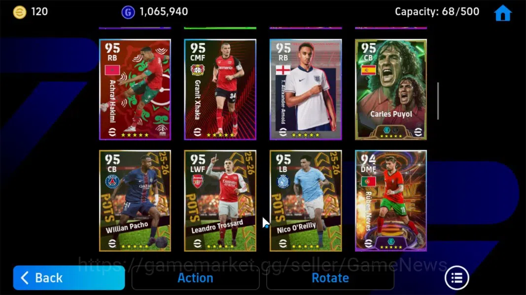 eFootball Accounts Android|Epic Johan Cruyff,Didier Drogba,Steven Ger image 7