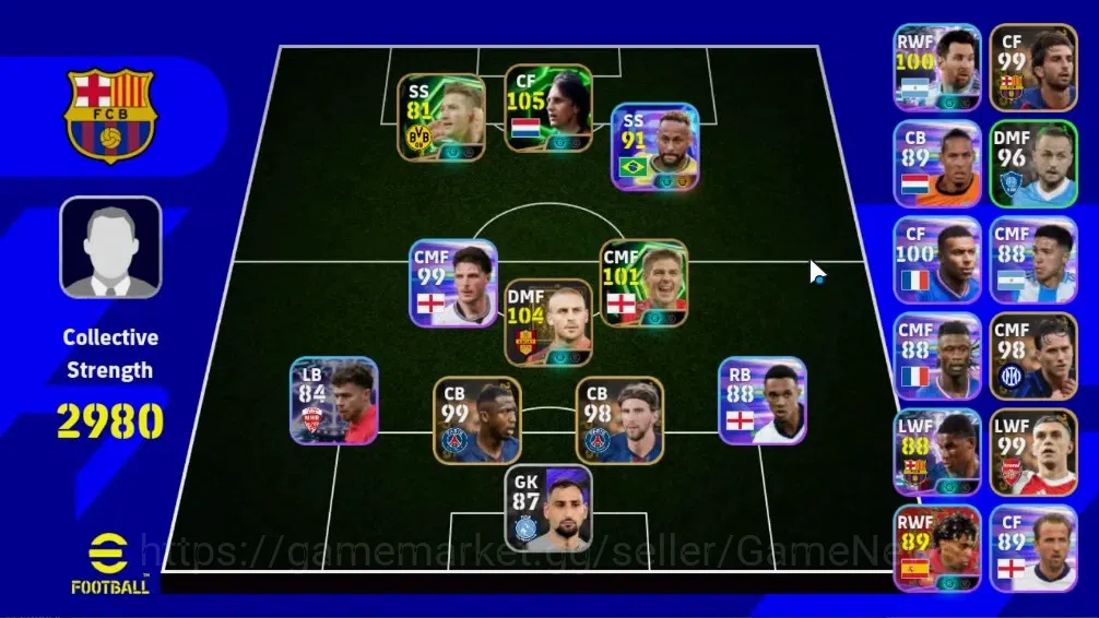 eFootball Accounts Legends & Iconic Players Android|4 Epic Johan Cruyff,Daniele De Rossi,Steven Gerrard,Marco Reus|5 Show 1