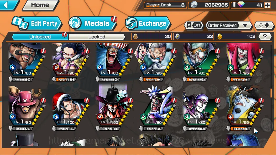 One Piece Bounty Rush Accounts Global|4EX|Winner Island Law,Flame Emperor Sabo,4  image 10