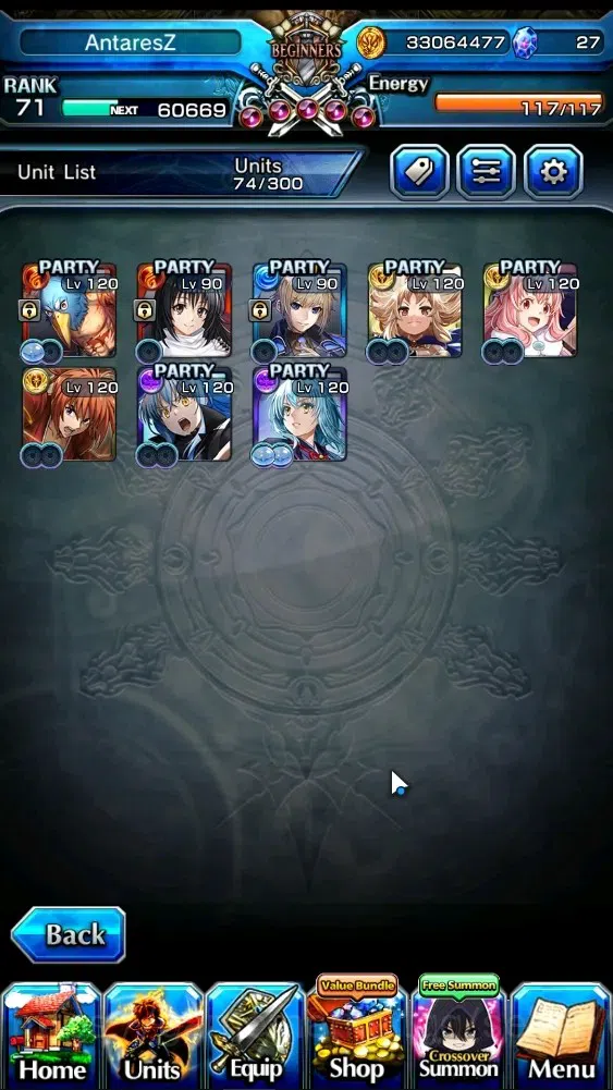 Grand Summoners Accounts End-Game Global|Rank 71|8 Ascend 3 TW|(DL Rimuru,Kenshi Himura,SS 1