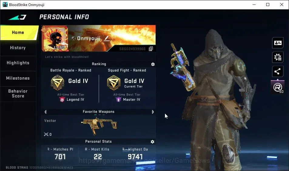 Blood Strike Accounts ASIA|8 ULTRA[EMMA,JET,NOVA,P90,M700,INP-9,AK47,M4A image 2