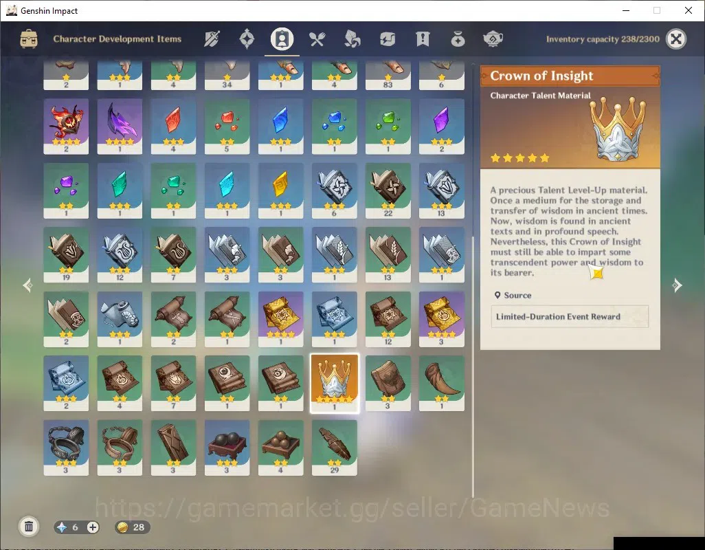 Genshin Impact Accounts ASIA|AR 25|1 Limited + 3 (*5Standard)|Nicole|Diluc image 5