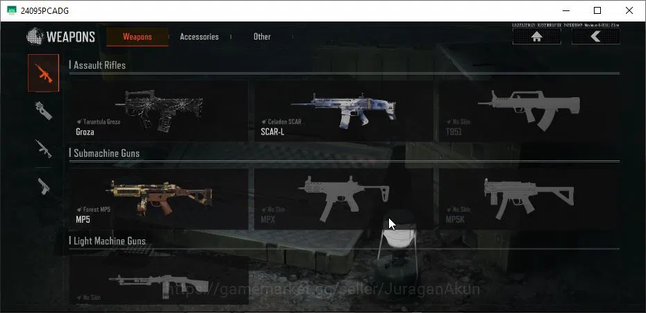 Arena Breakout Accounts Mid-Tier [MOBILE] Lv30|SV 20M|CV 13M|Forest MP5,4 Celadon,Tarantula Groza,Etc|Gear Skin|CN 5
