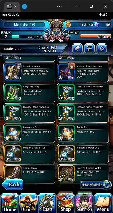 Grand Summoners Accounts GLOBAL|5 Ascend|Kenshin Himura,Arthur Pencilgon,Di image 10