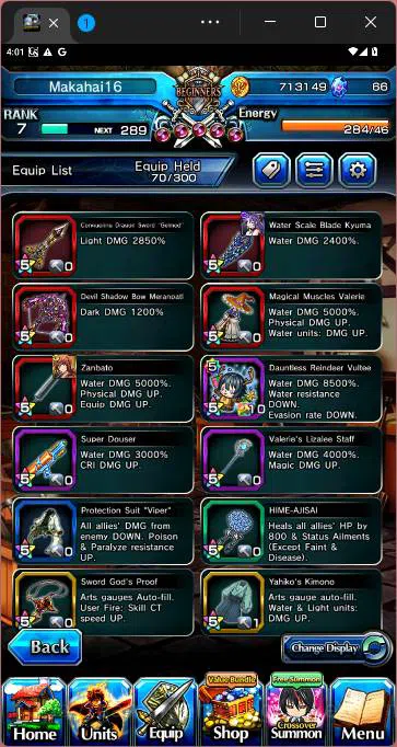 Grand Summoners Accounts GLOBAL|5 Ascend|Kenshin Himura,Arthur Pencilgon,Di image 6