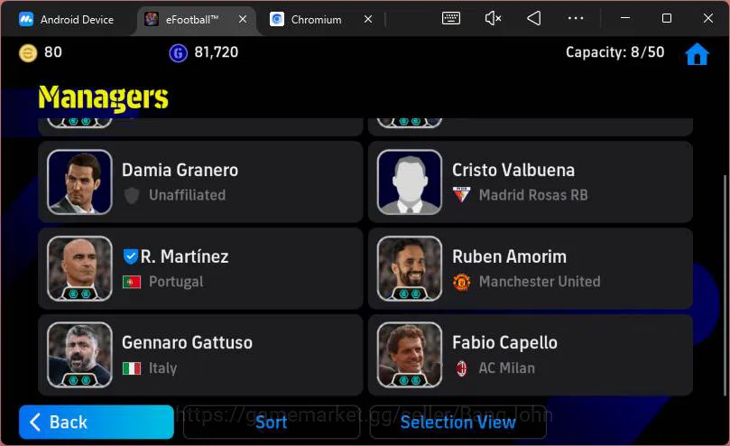 eFootball Accounts Android|Pw 3224|Epic + showtime card|Kvaratskhelia image 7