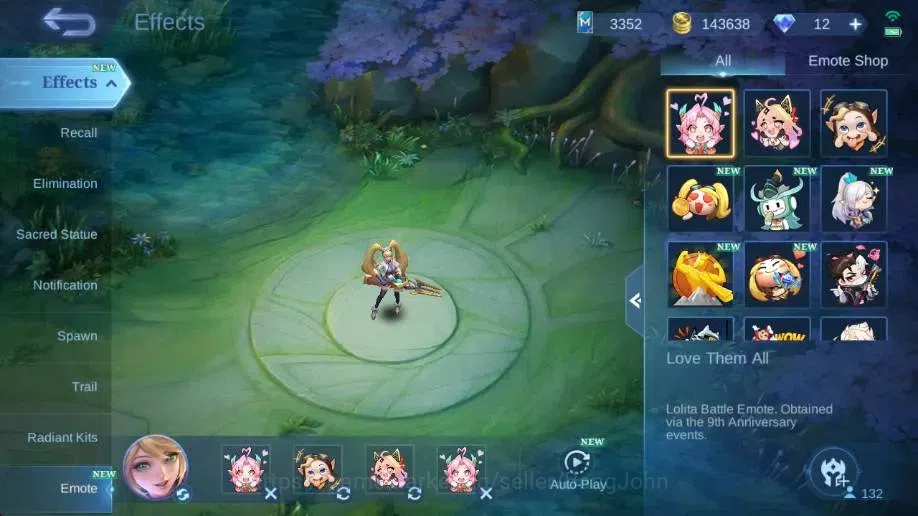 Mobile Legends: Bang Bang Accounts Global|Hero 132|Skin 215|Renowned|KOF Karina|CC Na image 7