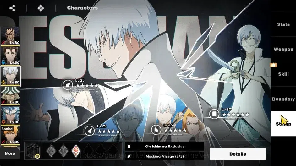 BLEACH: Soul Resonance Accounts NuverseSEA|LV 64|10 SSR [Grimjow,Kenpachi,Aizen,Gi image 12