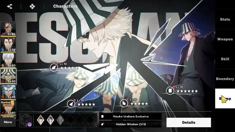 BLEACH: Soul Resonance Accounts NuverseSEA|LV 64|10 SSR [Grimjow,Kenpachi,Aizen,Gi image 15