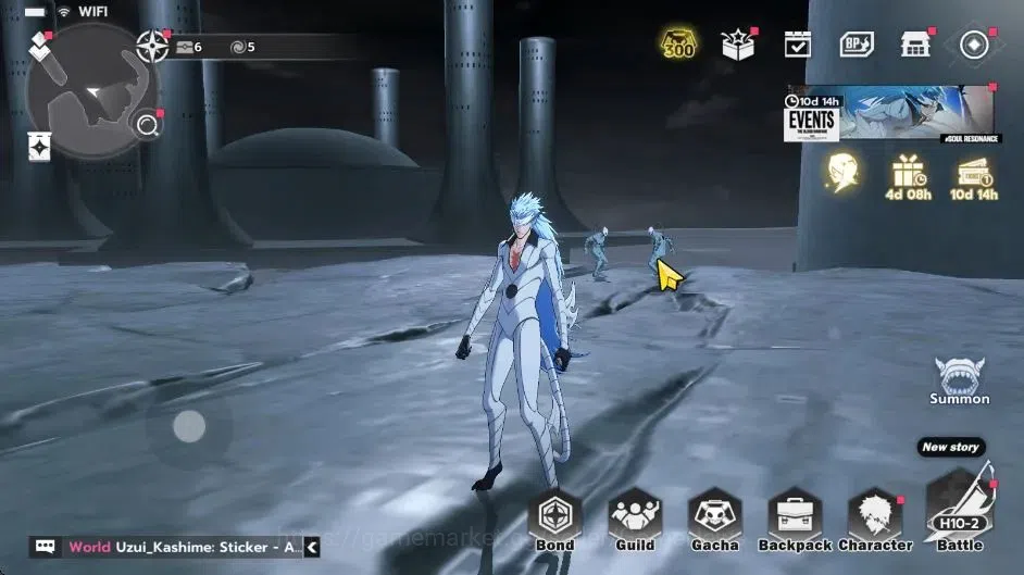 BLEACH: Soul Resonance Accounts NuverseSEA|LV 64|10 SSR [Grimjow,Kenpachi,Aizen,Gi image 2
