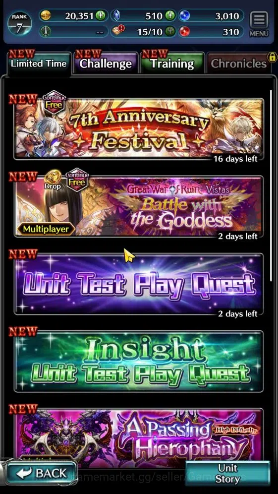 Last Cloudia Accounts Endgame GLOBAL | Rank 7 | Top Tier Unit [AoG Yuda, GH Adel] | 1 UR + 6 SSR Ark | Code Only (LC1222) 7