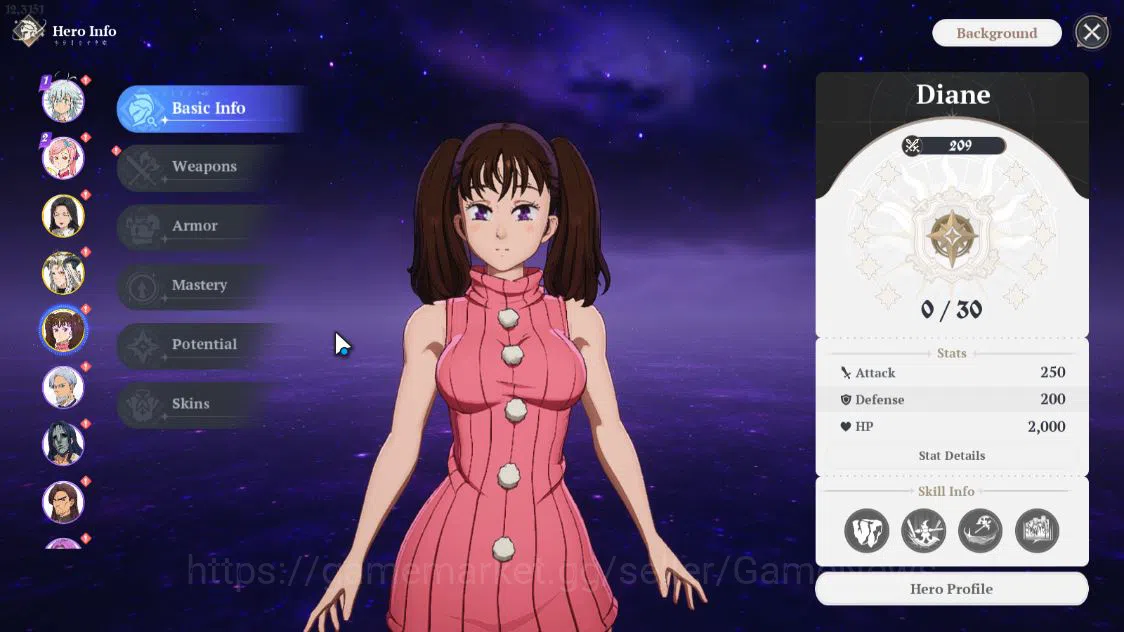 The Seven Deadly Sins: Origin Accounts [EU] Lv 2 Fresh Starter|3 SSR| Drake, Guila, Diane image 10