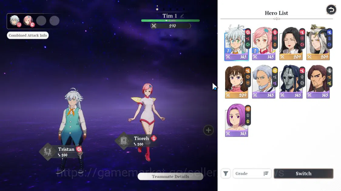 The Seven Deadly Sins: Origin Accounts [EU] Lv 2 Fresh Starter|3 SSR| Drake, Guila, Diane image 13