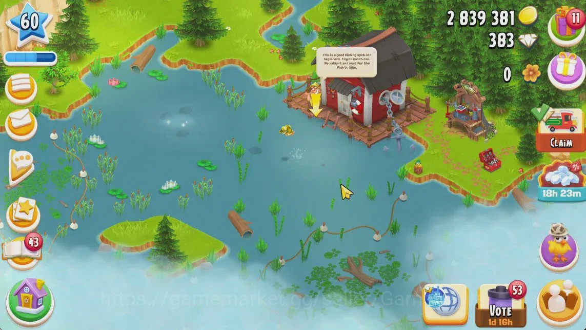 Hay Day Accounts Level 60 | Barn Storage 4000 + Silo Storage 1000 | image 7