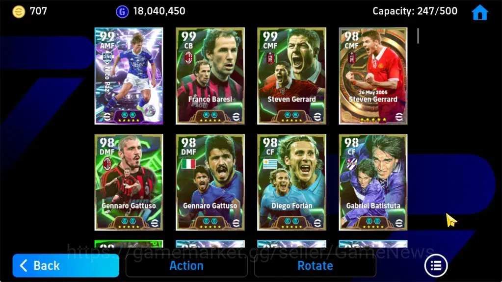 eFootball Accounts Android|BigTime S.Gerrard,Epic S.Gerrard,2 Gennaro image 5
