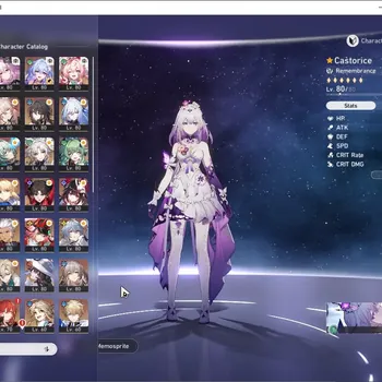Honkai Star Rail Accounts Others Asia|TL 70|1 GC|2 Team Prem|24 Limited|(Castorice,Hyacin,Huohuo,Acheron)+Sign Robin