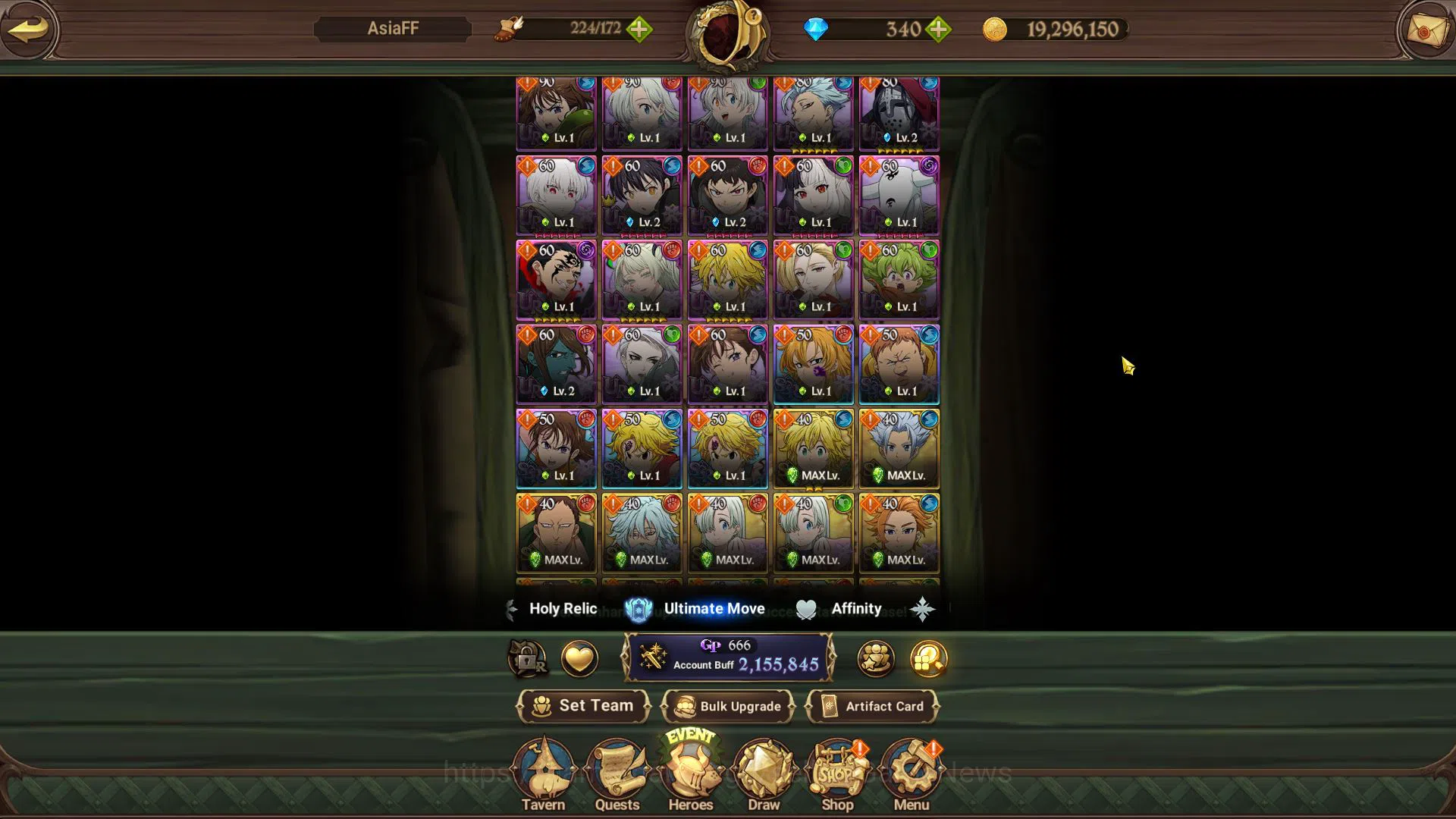 The Seven Deadly Sins: Grand Cross Accounts Asia|2,1 M CC|340 DM|1 LR+4 UR+Full Collab FF|Roxy image 12