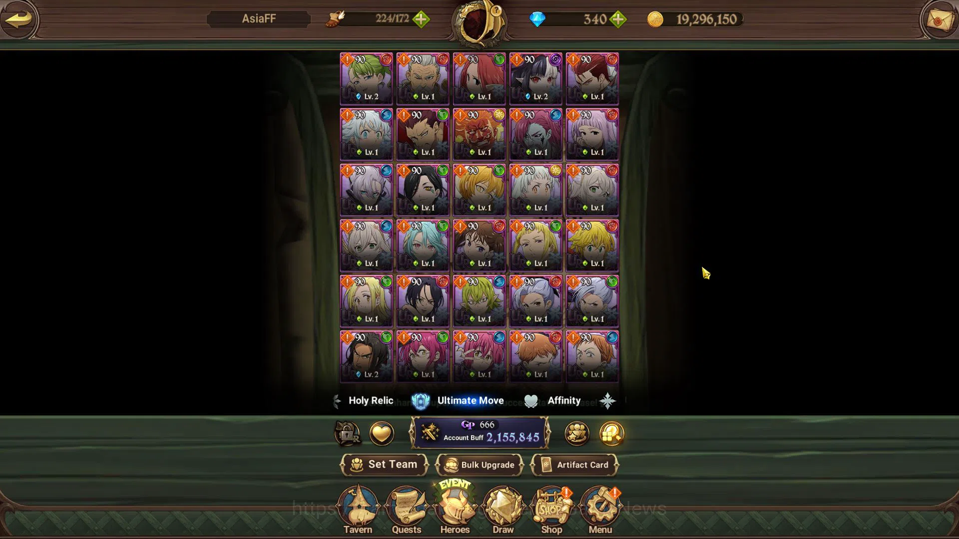 The Seven Deadly Sins: Grand Cross Accounts Asia|2,1 M CC|340 DM|1 LR+4 UR+Full Collab FF|Roxy image 13