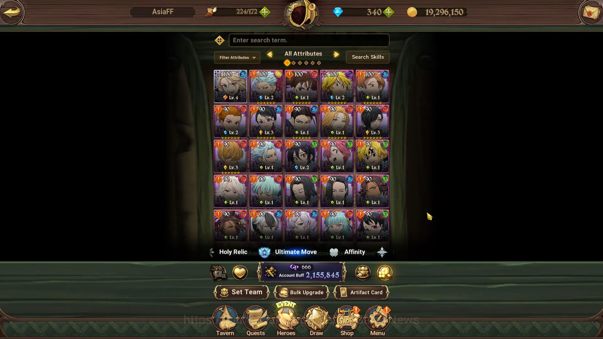 The Seven Deadly Sins: Grand Cross Accounts Asia|2,1 M CC|340 DM|1 LR+4 UR+Full Collab FF|Roxy image 14