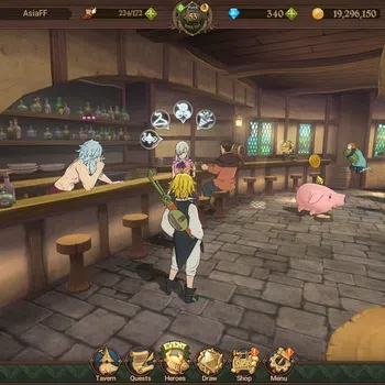 The Seven Deadly Sins: Grand Cross Endgame Asia|2,1 M CC|340 DM|1 LR+4 UR+Full Collab FF|Roxy image 1