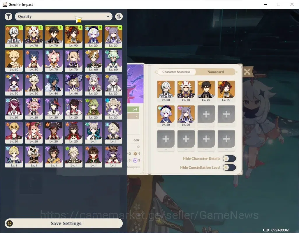 Genshin Impact Accounts Others Asia|AR 54|4 Limited + 3 (*5Weapon)|(Arataki Itto C1)+Sign,Zhongli,Chiori,Arlecchino|Male 1