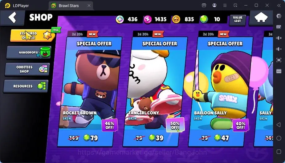 Brawl Stars Accounts Trophy 206|6 Brawler,1 Lv.11 (Shelly)|1 Mythic(otis),1 Epic(Shelly),1S Rare Skin|436 Bling|Proteck Off 4