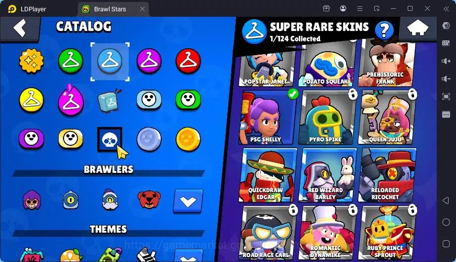 Brawl Stars Accounts Trophy 206|6 Brawler,1 Lv.11 (Shelly)|1 Mythic(otis),1 Epic(Shelly),1S Rare Skin|436 Bling|Proteck Off 6