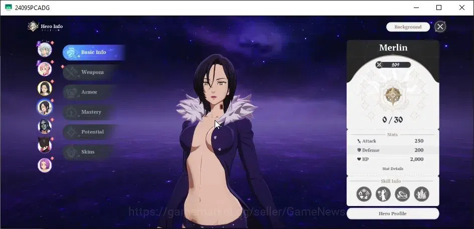 The Seven Deadly Sins: Origin Accounts EU|Lv 2|Starter 2 SSR [ Merlin,Guila ]| 5 SR[Trist image 5