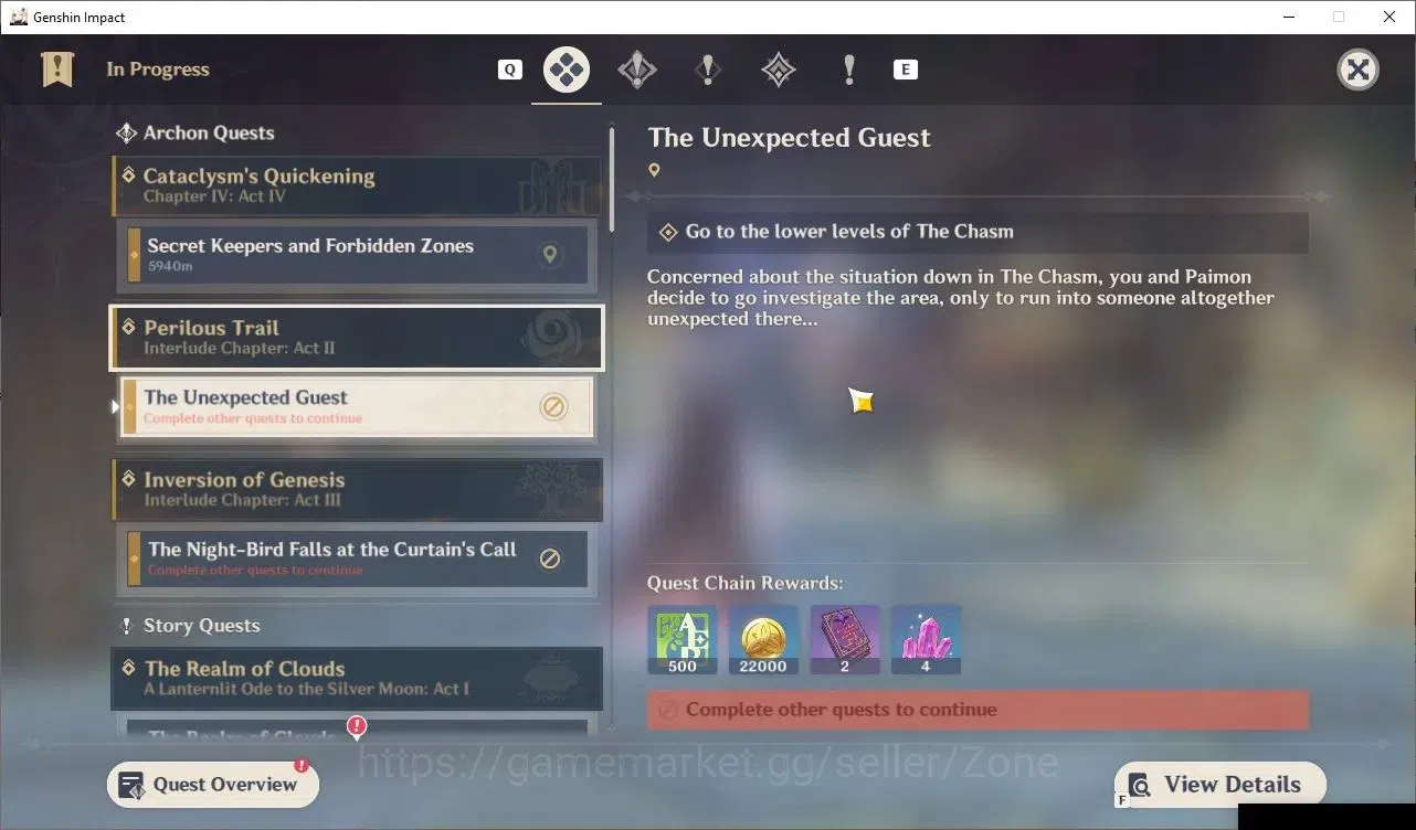 Genshin Impact Accounts Others ASIA|AR 50|3 LIMITED CHAR +4 5*Wpn|Arlecchino+Sign,Columbina,Lohen|Low Explore|Check 5